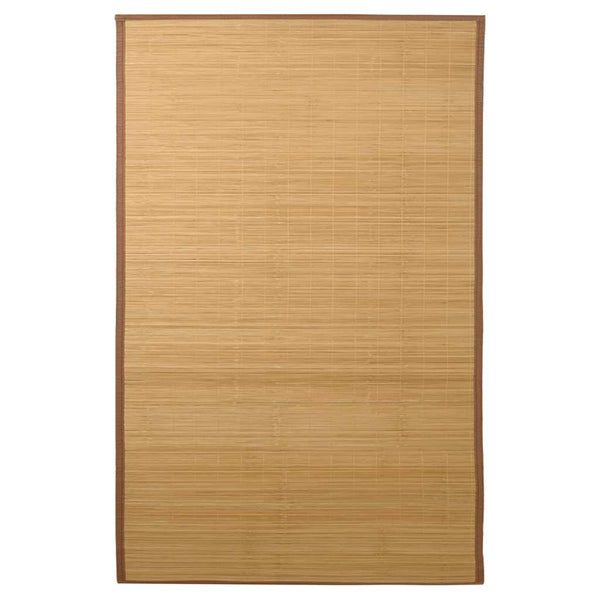 Teppich Bambus 100 x 160 cm Braun