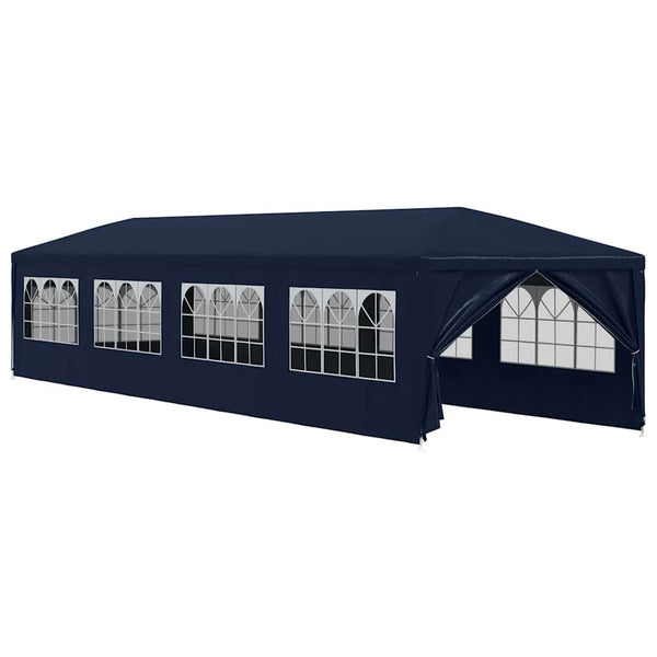 Blaues Partyzelt 3x12 m