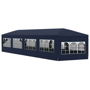 Blaues Partyzelt 3x12 m