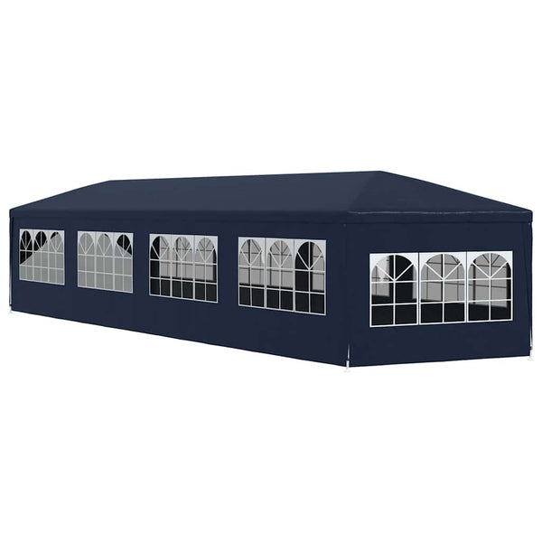 Blaues Partyzelt 3x12 m