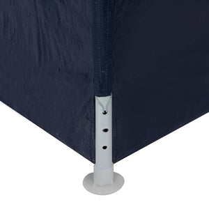 Blaues Partyzelt 3x12 m