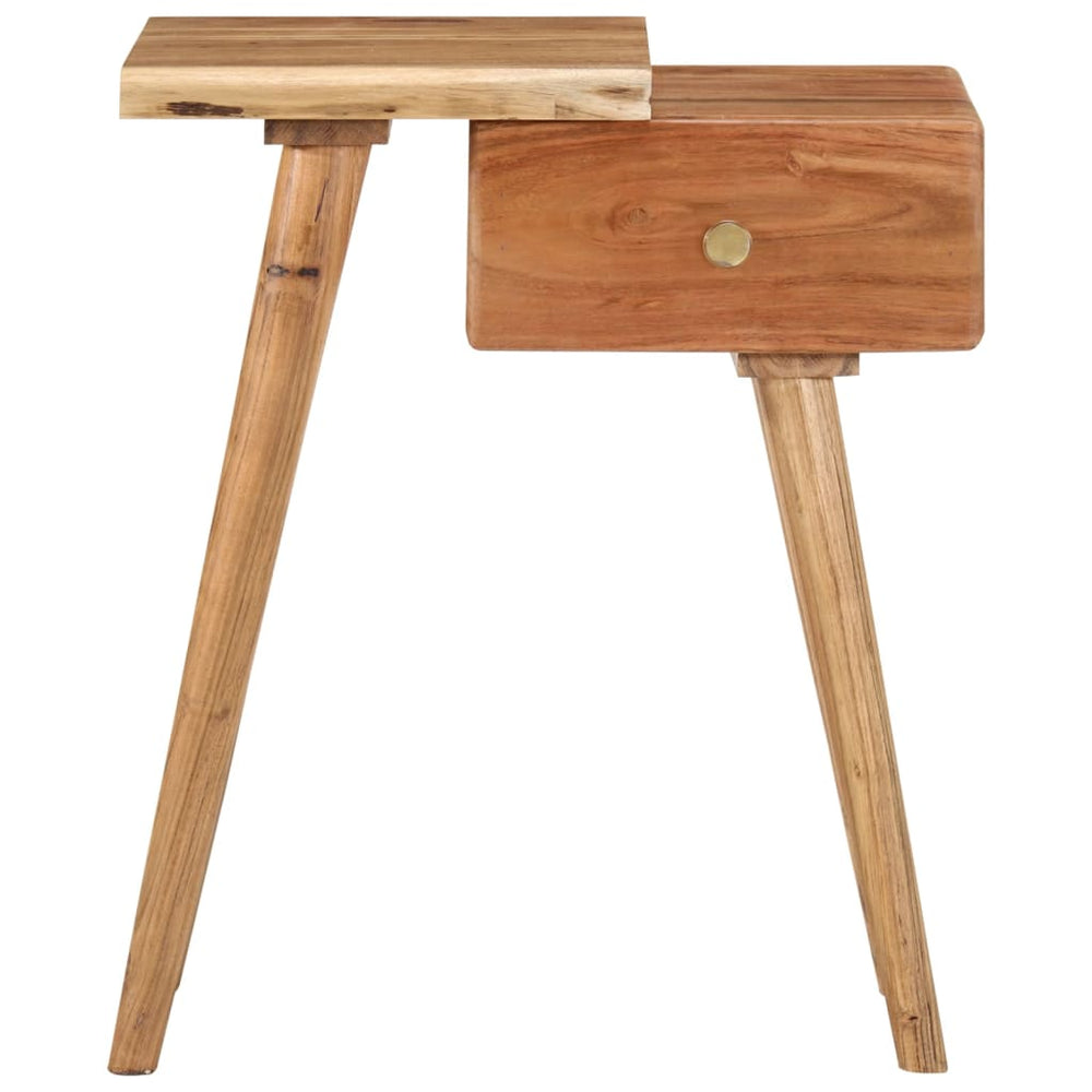 Nachttisch Massivholz Akazie 45x32x55 cm