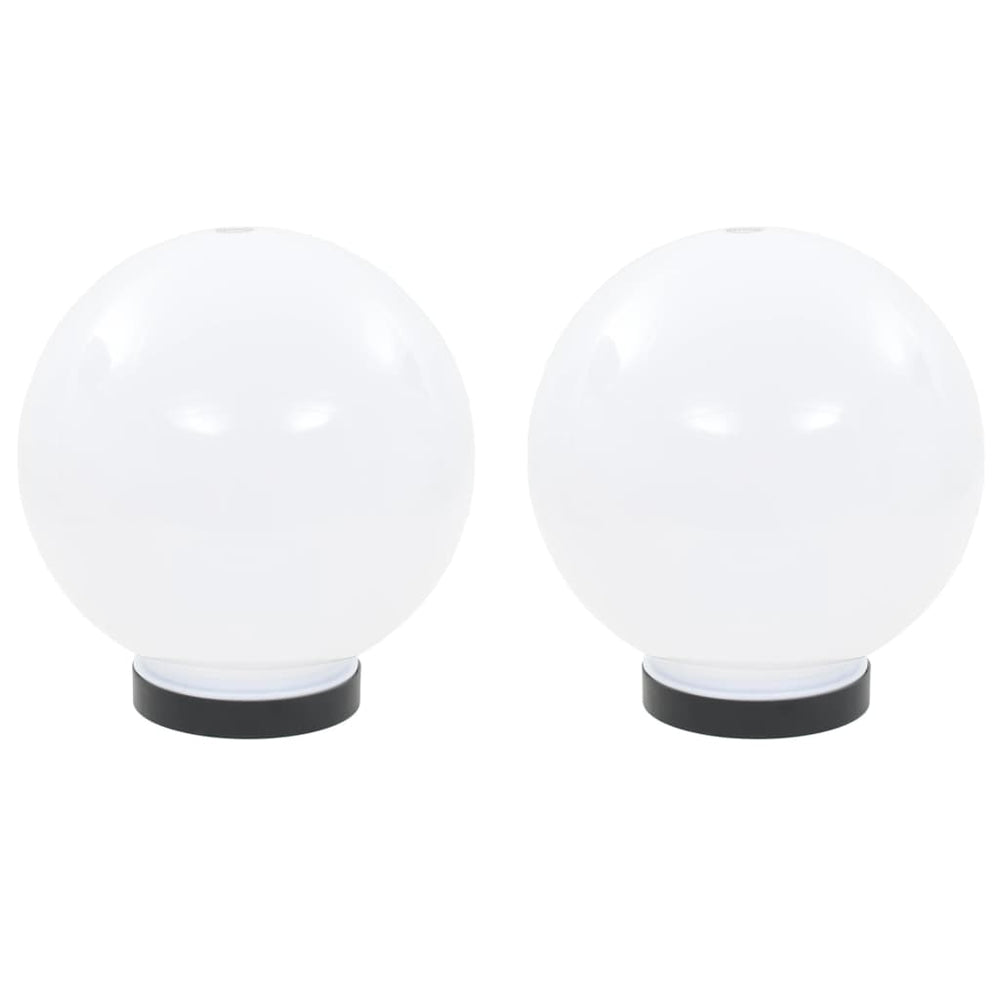 LED Gartenleuchten Kugel 2er-Set 20cm