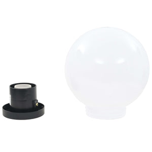 LED Gartenleuchten Kugel 2er-Set 20cm