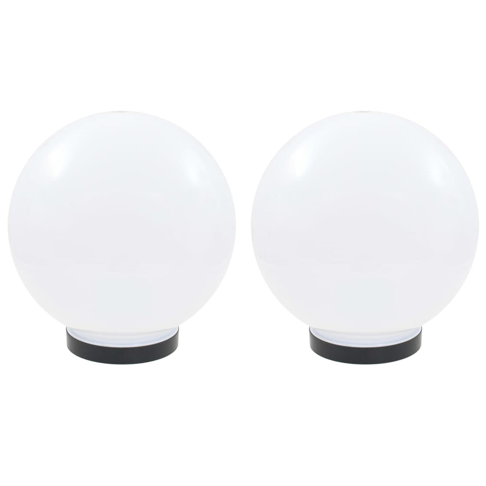 LED Gartenleuchten Kugel 2er Set