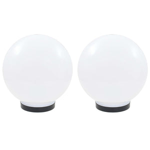 LED Gartenleuchten Kugel 2er Set