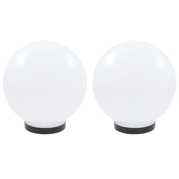LED Gartenleuchten Kugel 2er Set