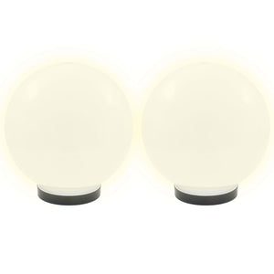 LED Gartenleuchten Kugel 2er Set