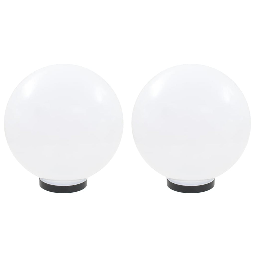 LED Gartenleuchten Kugel 30 cm, 2er Set