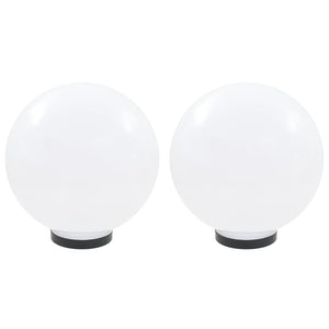 LED Gartenleuchten Kugel 30 cm, 2er Set