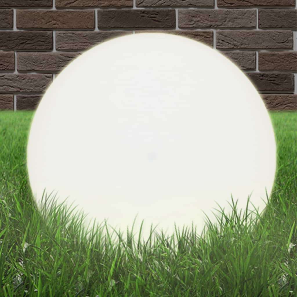 vidaXL Lampe de jardin LED sphérique 50 cm PMMA