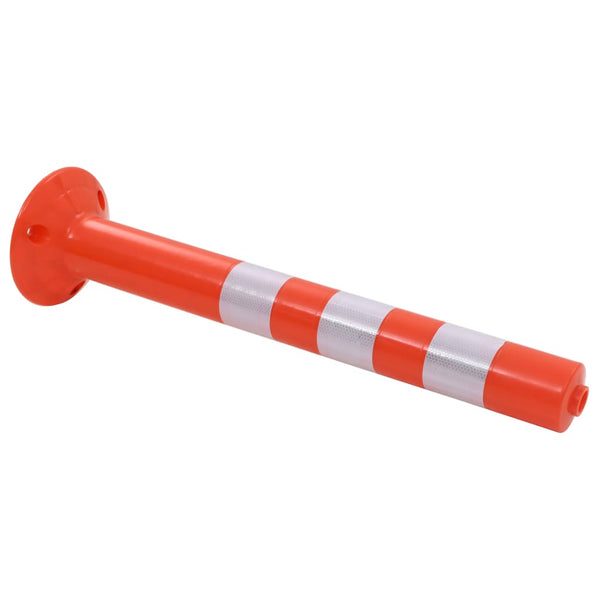 Verkehrspoller 2 Stk. Kunststoff 75 cm