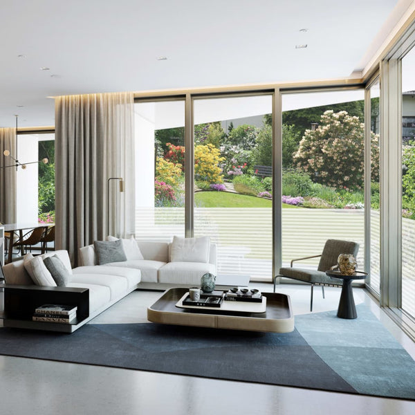 Fensterfolie Matt Streifen-Design 0,9x10 m PVC