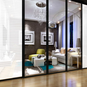 Fensterfolie Matt Streifen-Design 0,9x10 m PVC