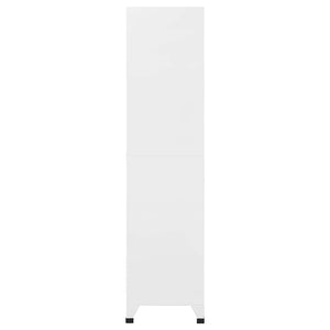 Schließfachschrank mit 18 Fächern Metall 90x40x180 cm