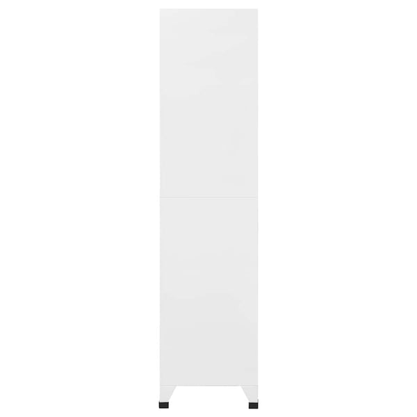 Schließfachschrank mit 18 Fächern Metall 90x40x180 cm