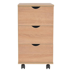 vidaXL Caisson à tiroirs 33x45x60 cm chêne marron