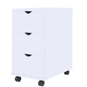 vidaXL Meuble de classement à tiroirs 33x45x60 cm Blanc