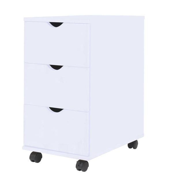 vidaXL Meuble de classement à tiroirs 33x45x60 cm Blanc