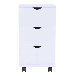 vidaXL Meuble de classement à tiroirs 33x45x60 cm Blanc