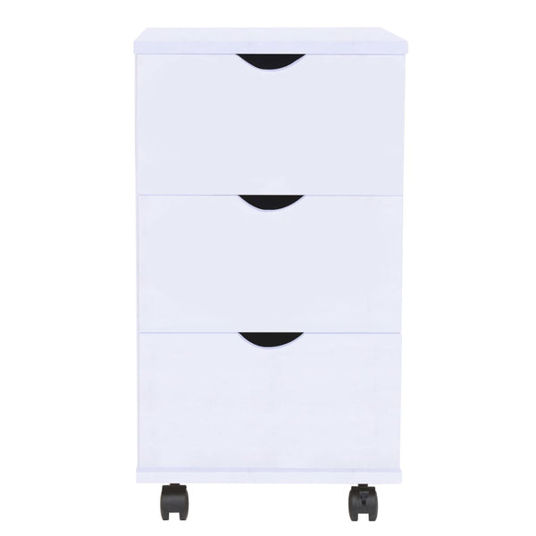 vidaXL Meuble de classement à tiroirs 33x45x60 cm Blanc
