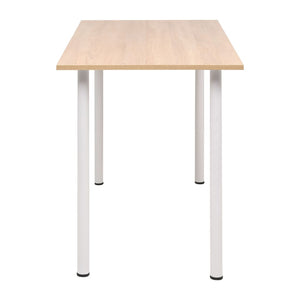 Esstisch 120×60×73 cm Eichenbraun und Weiß