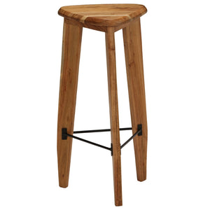 Barhocker 2 Stk. Akazie Massivholz