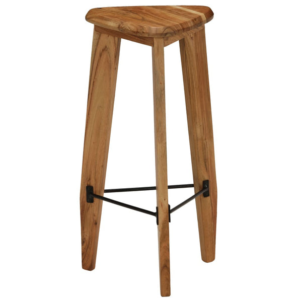 vidaXL Tabourets de bar 2 pcs Bois d'acacia massif