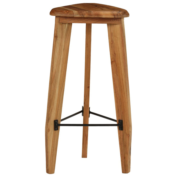 vidaXL Tabourets de bar 2 pcs Bois d'acacia massif