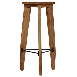 vidaXL Tabourets de bar 2 pcs Bois d'acacia massif