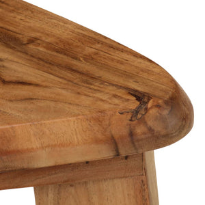 vidaXL Tabourets de bar 2 pcs Bois d'acacia massif