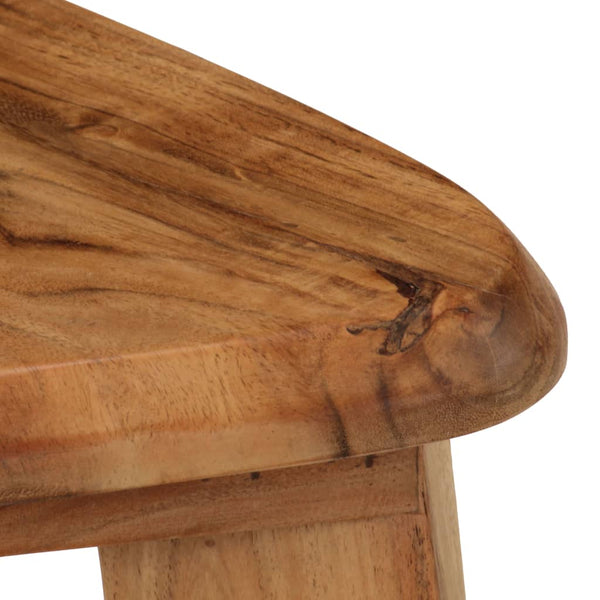 vidaXL Tabourets de bar 2 pcs Bois d'acacia massif