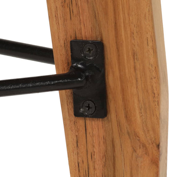 vidaXL Tabourets de bar 2 pcs Bois d'acacia massif