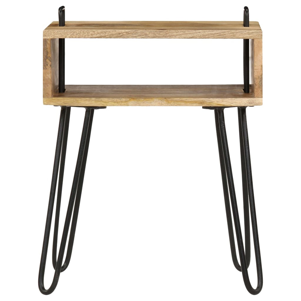 Nachttisch Massivholz Mango 40×34×47 cm