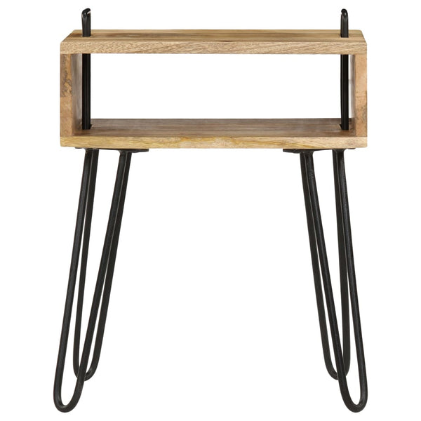 Nachttisch Massivholz Mango 40×34×47 cm