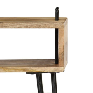 Nachttisch Massivholz Mango 40×34×47 cm
