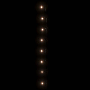 Lichterkette mit 400 LEDs 40 m 8 Lichteffekte Warmweiß
