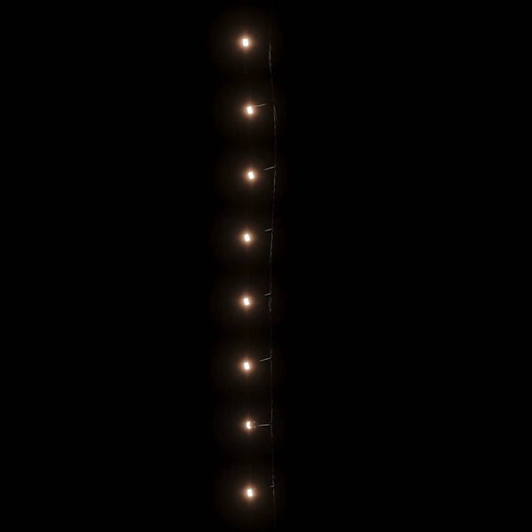 Lichterkette mit 400 LEDs 40 m 8 Lichteffekte Warmweiß