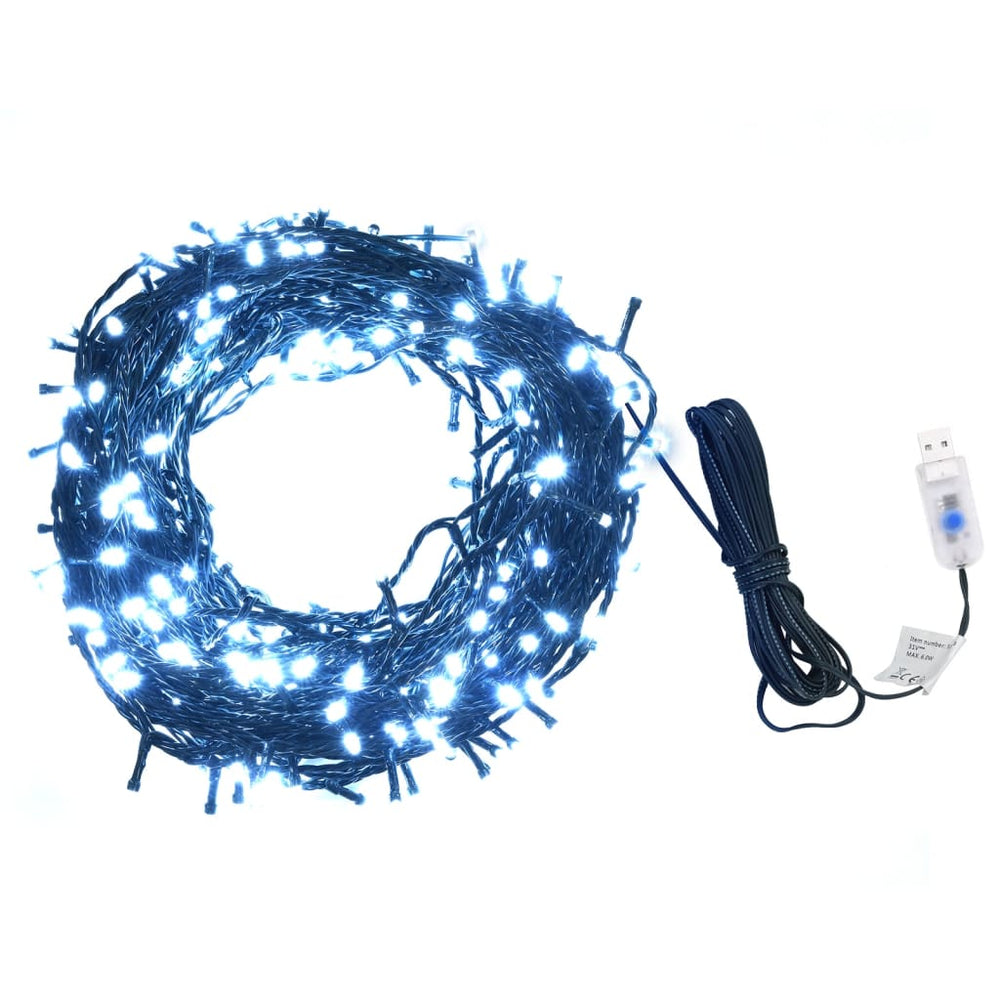 40M LED Lichterkette Kaltweiß für Innen & Außen