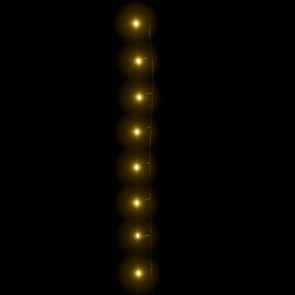 Lichterkette mit 1000 LEDs 100 m 8 Lichteffekte IP44 Warmweiß