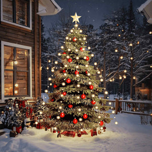 Weihnachtsbaum-Lichternetz mit 210 LEDs 210 cm