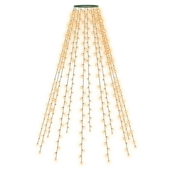 Weihnachtsbaum-Lichternetz mit 210 LEDs 210 cm