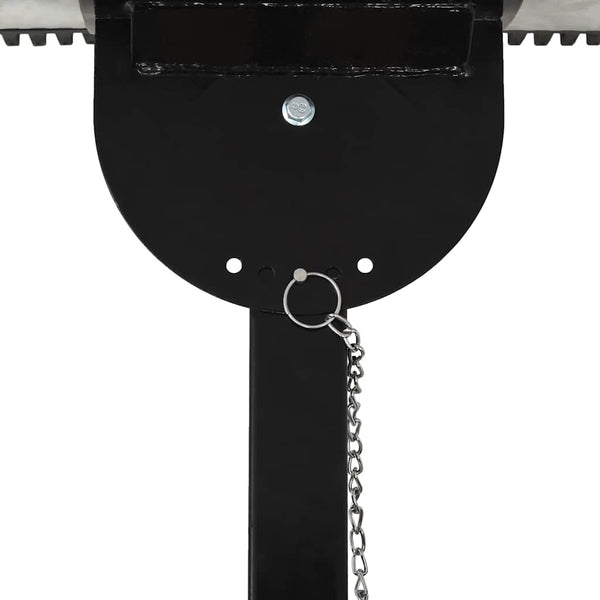 Hand-Schneepflug mit Rädern 100 x 44 cm