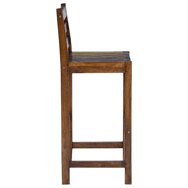 vidaXL Tabourets de bar 2 pcs. Bois de récupération