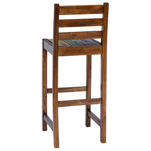vidaXL Tabourets de bar 2 pcs. Bois de récupération