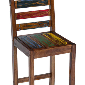 vidaXL Tabourets de bar 2 pcs. Bois de récupération