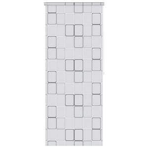 Duschrollo 80x240 cm Quadratmuster