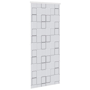 Duschrollo 80x240 cm Quadratmuster