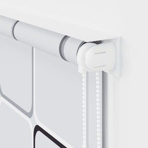 Duschrollo 80x240 cm Quadratmuster