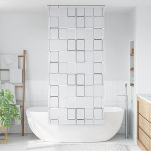 Duschrollo 80x240 cm Quadratmuster